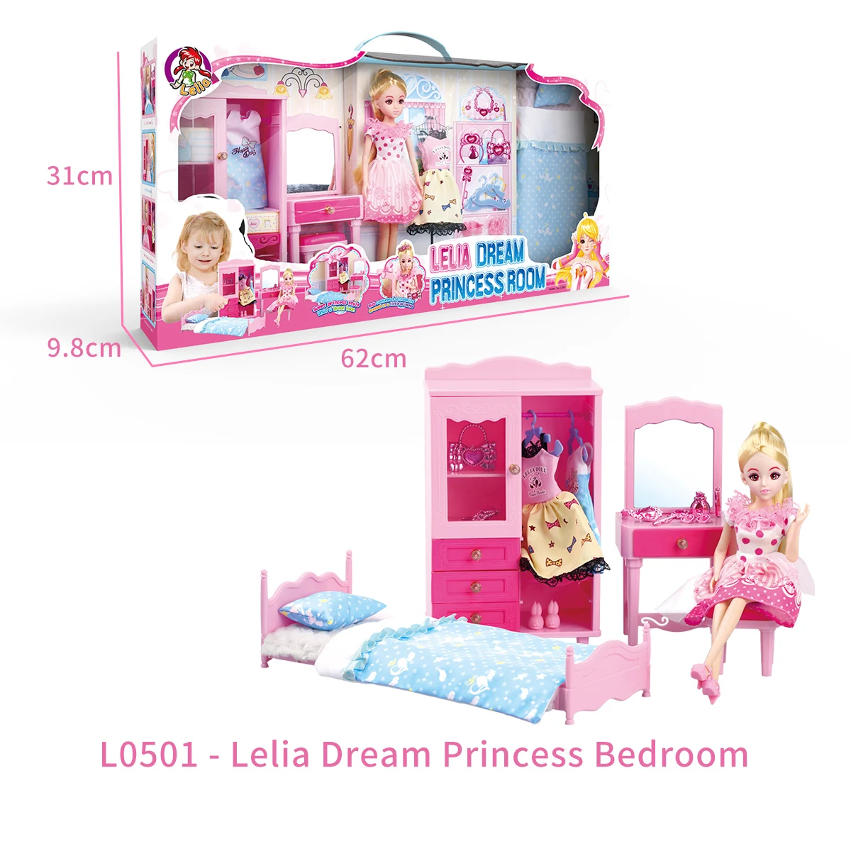 

Lelia Dream Princess Bedroom
