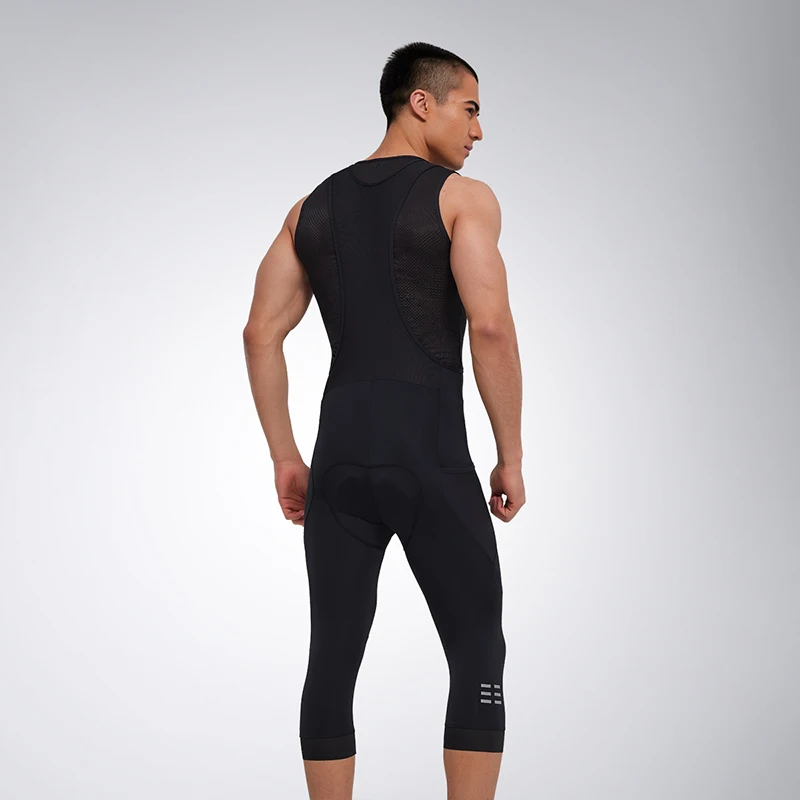 Santic Summer Men Bib Shorts Cycling Shorts 3D Padded Cycling MTB Shorts Road Bicycle Middle-distance Bike Clothing Asian Size
