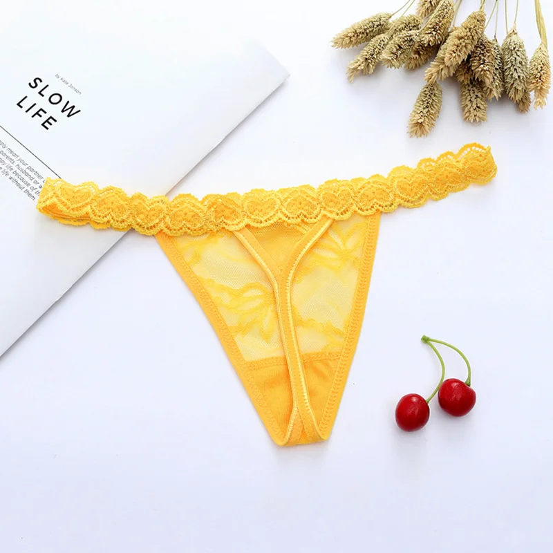 Sexy Women lace panties G String Thongs Newest Dew hips Transparent women Seamless underwear Super Thin Hollow briefs