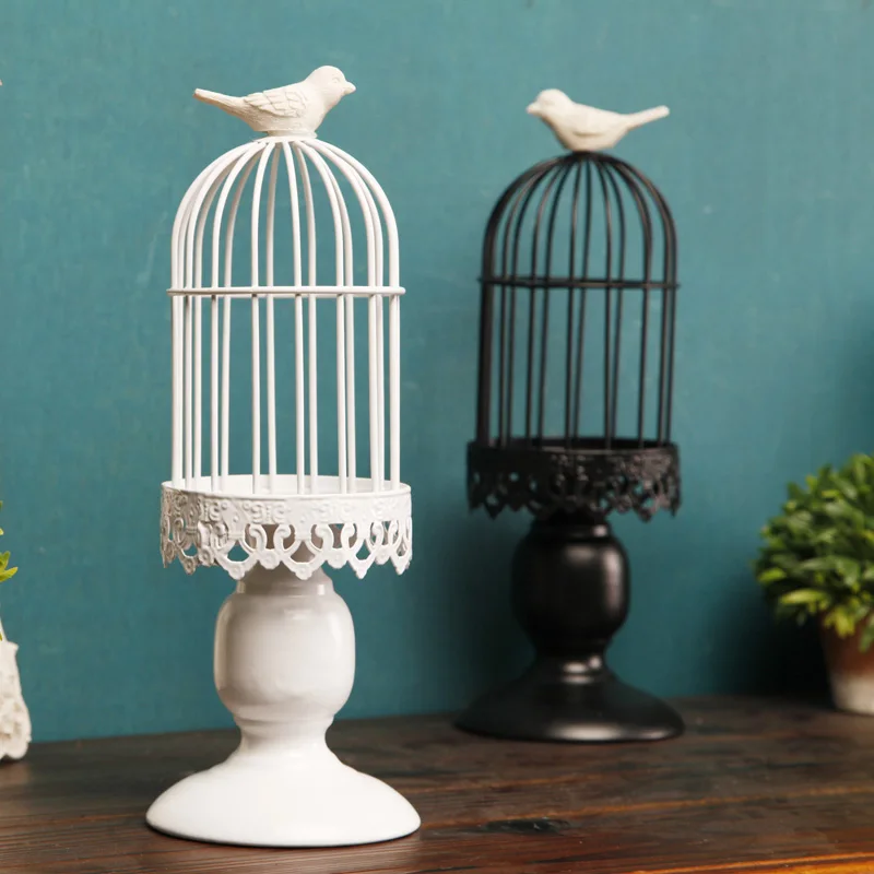Железный подсвечник для птиц в скандинавском стиле Свадебный романтический со