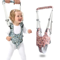 cartoon print baby walker harness walking assistant owl patterntoddler multi functional walk learning belt removable crotch