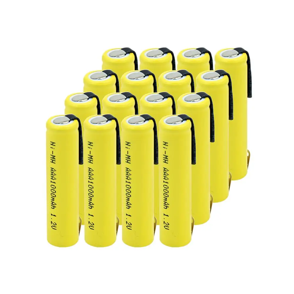 

2021 1.2v aaa 3a nimh 1000mah aaa rechargeable battery aaa batteries rechargeable battery with guides for toys blade