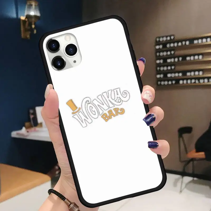

Creative Willy Wonka Chocolate Bar Phone Case for iPhone 11 12 pro XS MAX 8 7 6 6S Plus X 5S SE 2020 XR Soft silicone