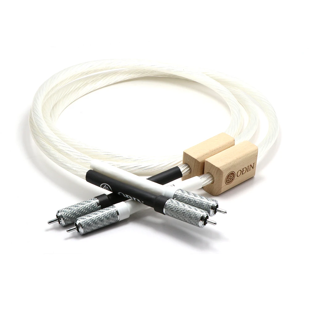 Пара Nordost Odin Supreme ссылка Interconnect RCA аудио кабель с разъемом из углеродного