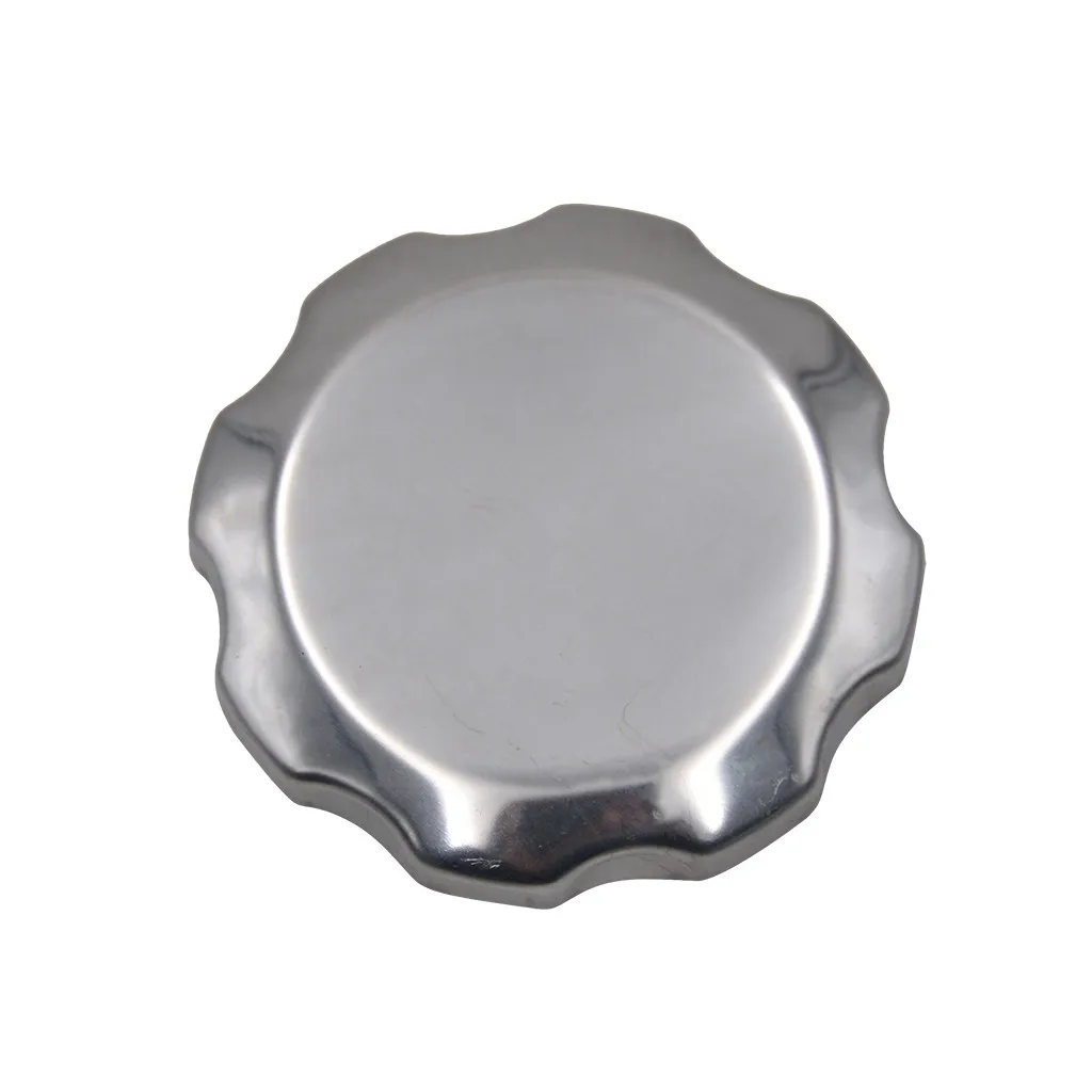 Крышка топливного бака хромированный металлический резиновый Серебряный