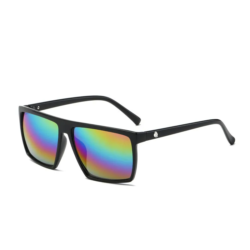 Квадратные Солнцезащитные очки для мужчин и женщин мужские хромированные линзы