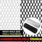 Решетка для бампера из алюминия, 120x40 см, 12 шт.