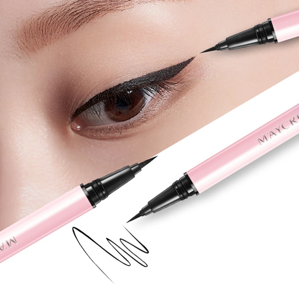 

Smooth Natural Sponge Tip Beauty Eyeliner Pen Smudgeproof Eye Liner Pencil