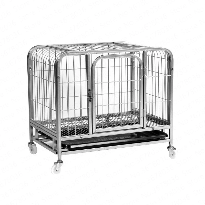 

Dog Cage Small Medium Pet Cage Square Tube Cage Dog Teddy Golden Maosamo Dog Cage Pet Supplies Dog Kennels Foldable Dog House