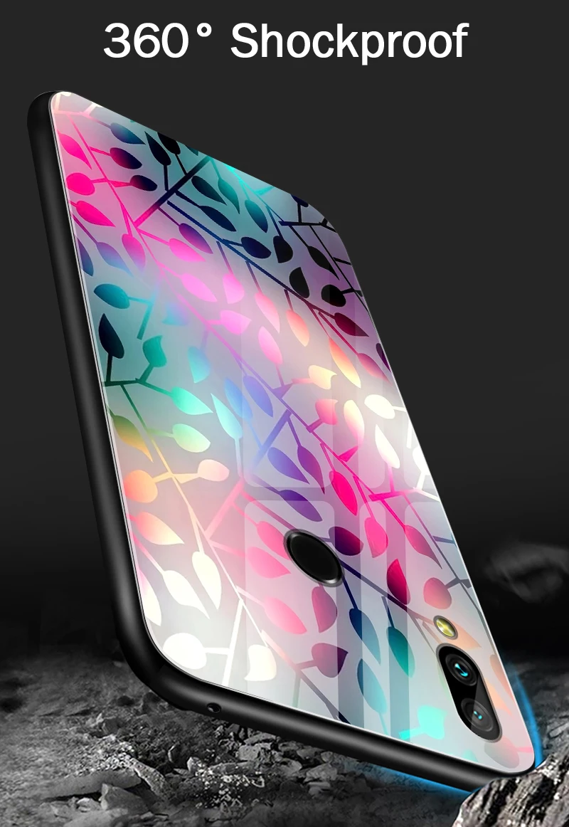 Чехол для телефона для Huawei Honor 6X 7A 7C 7X 8A 8X9 облегченное закаленное стекло крышка Y6 Y9 Y7 премьер-профессионал Magic2 защиты оболочки