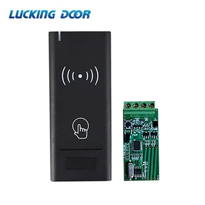 433mhz wireless access control card reader wireless wiegand mf card reader for access control system free global shipping