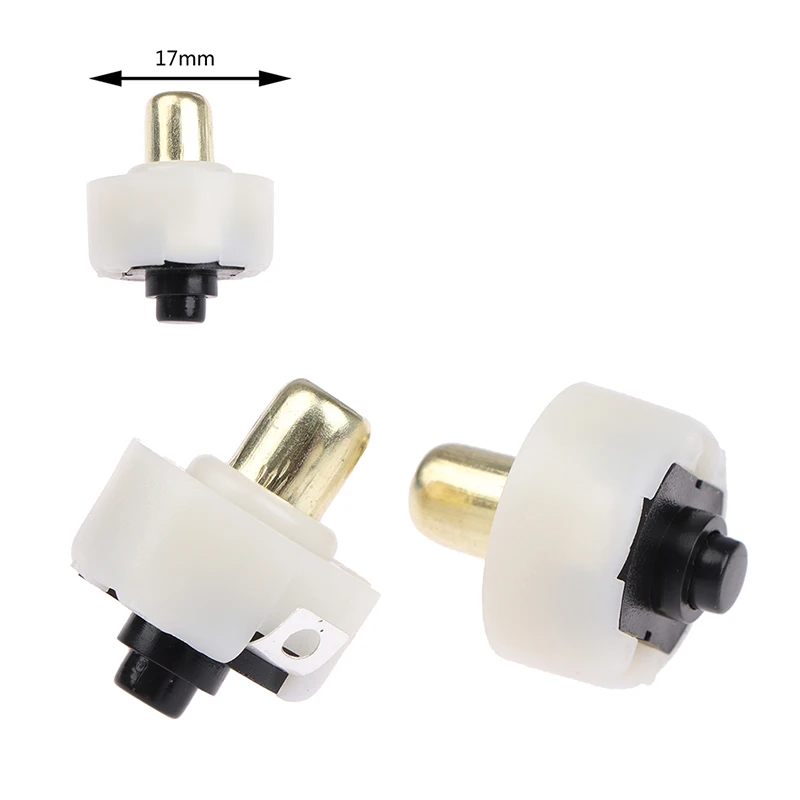 

2pcs/lot Diameter 17mm LED Flashlight Push Button Switch ON/ OFF Electric Torch Tail Switch HOT