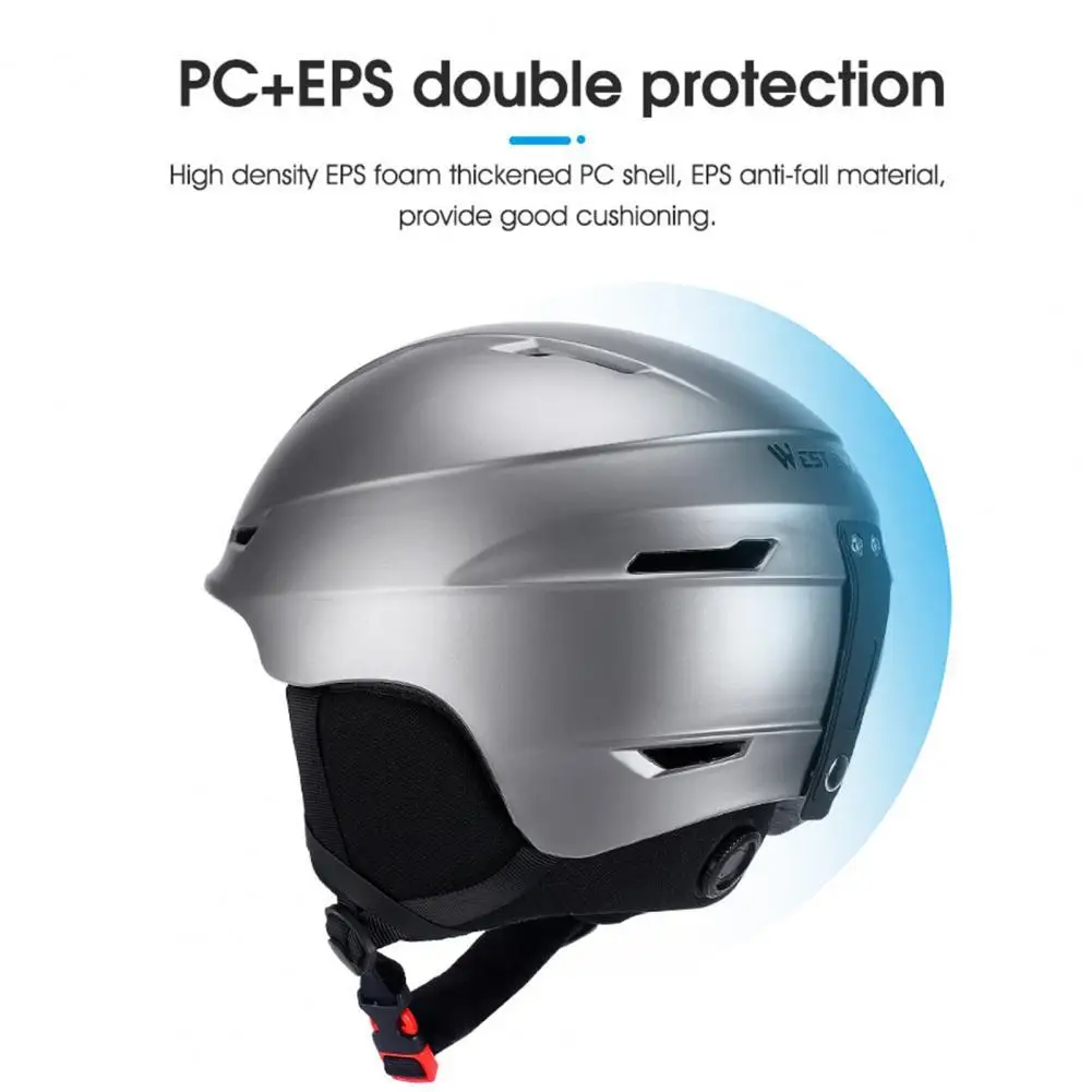 

Practical Skiing Helmet Cold Proof Unisex Soft Fleeced Liner Ski Helmet Ski Helmet Cycling Helmet