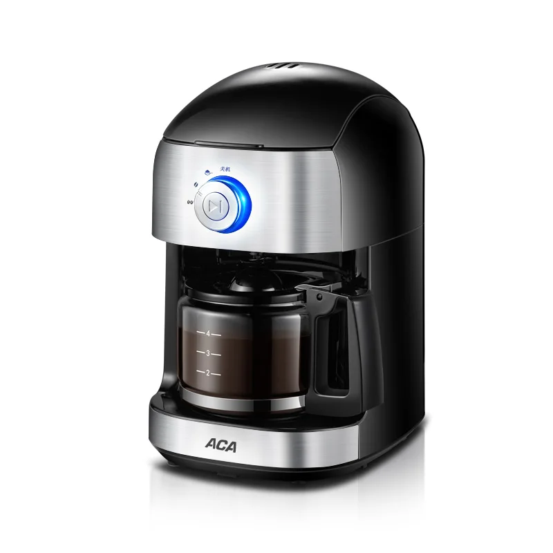Мини 500 мл электрическая Кофеварка бытовая полностью автоматическая капельная