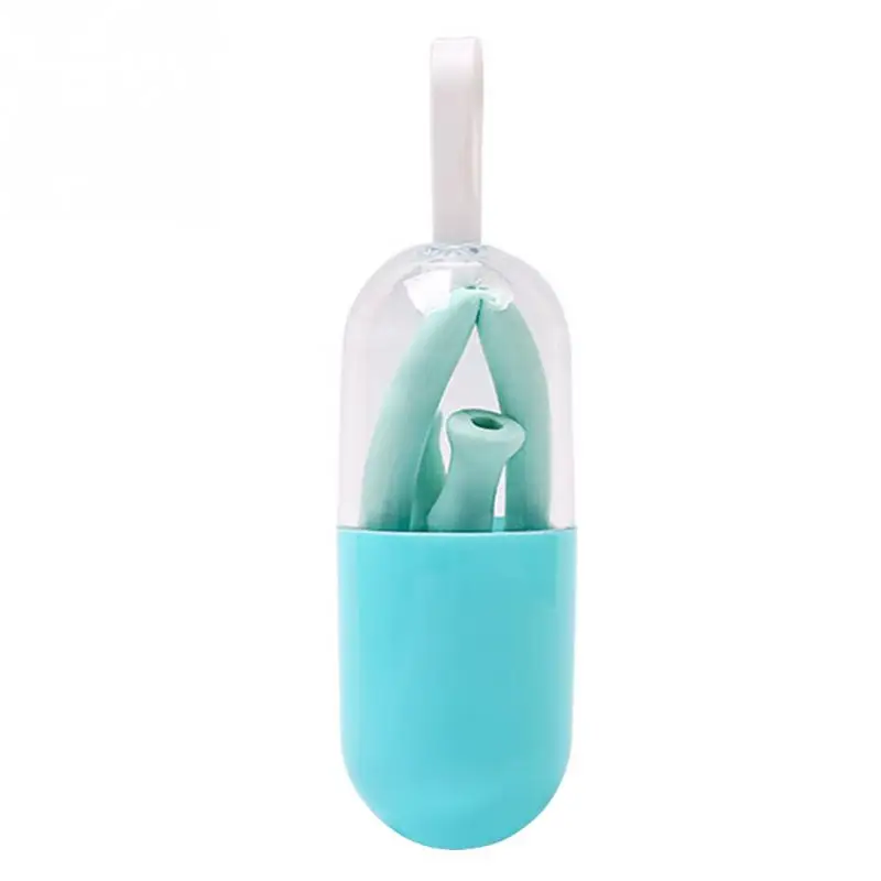 1pc 1brush 1bag 8 шт красочные многоразовые, для питья соломы высокого качества 304 металлическая соломинка из нержавеющей стали с чистящей щеткой для кружек - Цвет: 1pc 1brush 1bag