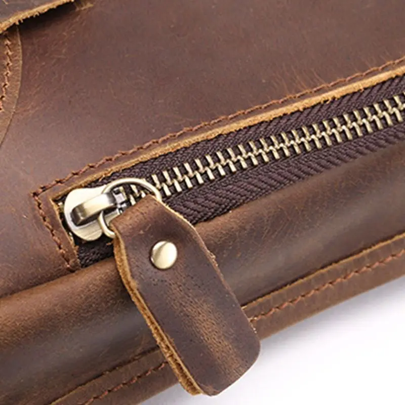 Men Motorcycle Rider Leather Drop Leg Bag Tactical Military Belt Waist Fanny Pack