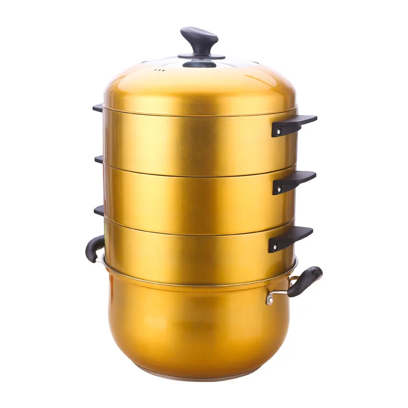 Двухместные бойлеры из нержавеющей стали кастрюля для супа отпариватель