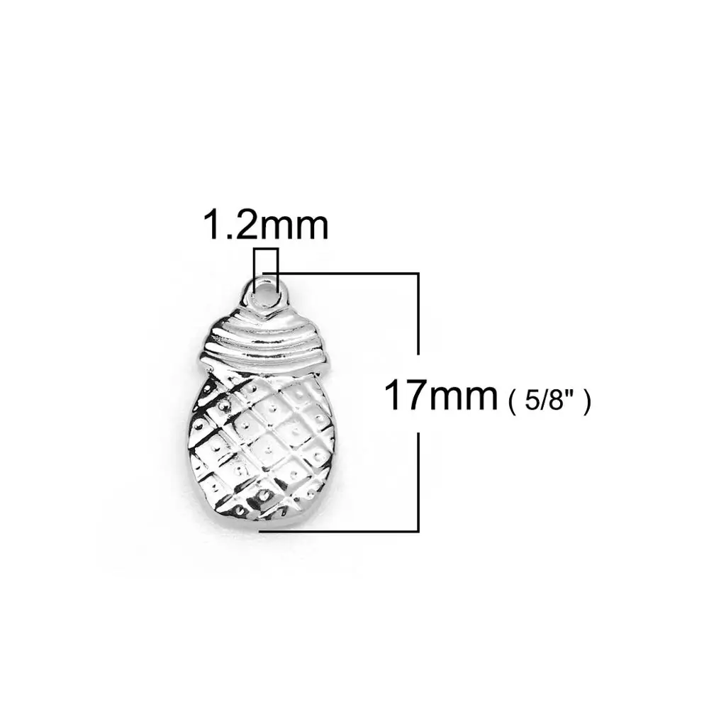 DoreenBeads модные подвески из нержавеющей стали 304 для винограда ананаса банана