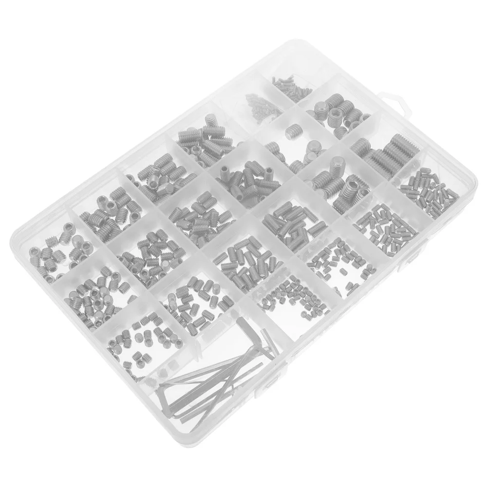 

1 Box/668pcs L-Type Hex Key Wrenches Stainless Steel Hex Socket Head Screws Set