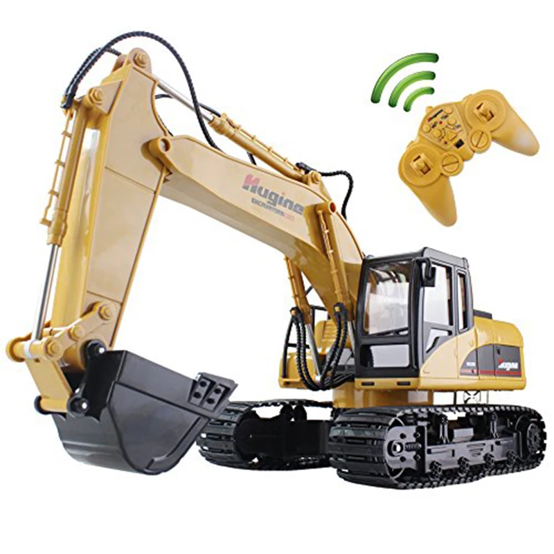 

RC Truck Excavator Crawler 15CH 2.4G Remote Control Digger Demo Construction Engineering Vehicle Model Electronic Hobby Toys