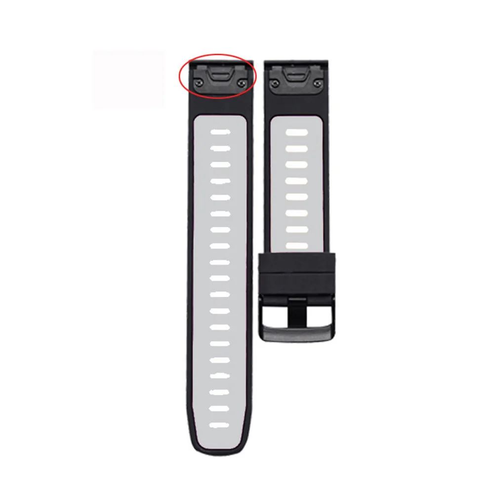 

22 26mm Strap Quick Release Silicone Easyfit Replacement Silicagel Soft Band wristStrap For Garmin Fenix 6 6X 5 5X smart watch
