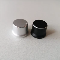 10pcs aluminum plastic knob potentiometer knob 16126mm d shaft scrub potentiometer cap volume knob switch cap hi fi amplifier