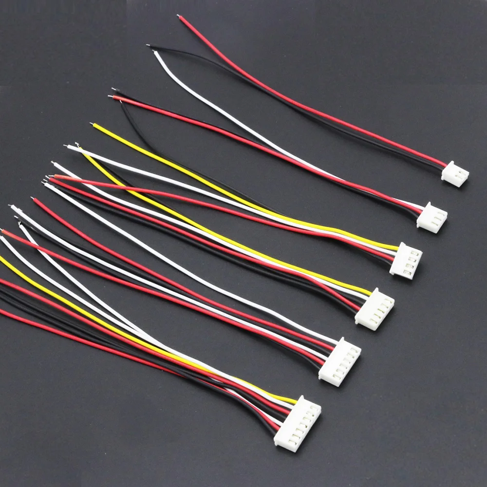 10 пар/лот 150 мм RC lipo батарея баланс зарядное устройство штекер 2S1P 3S1P 4S1P 5S1P 6S1P 7S1P