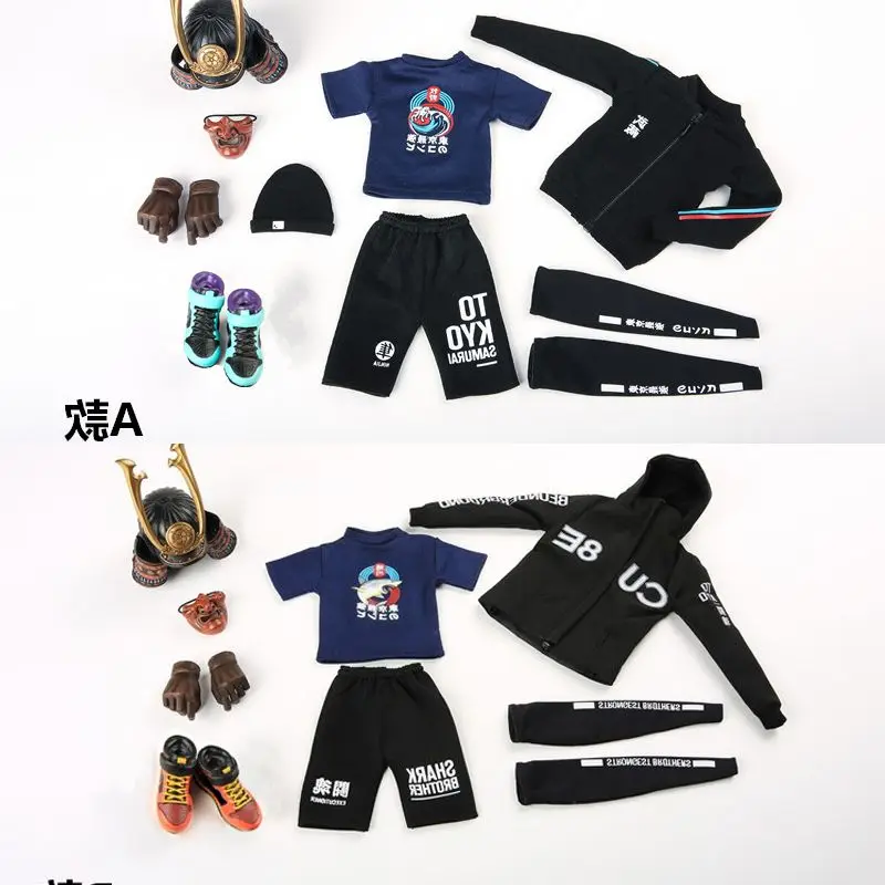 

1/6 scale Japanese Style Fashion Clothes Set Street Clothing With shoes model for 12 inches action figures