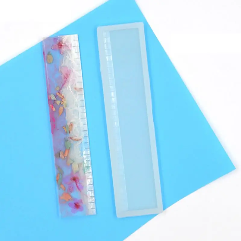 

5Pcs Handmade Silicone Straight Ruler Resin Mold Art Resin Casting Craft Tools