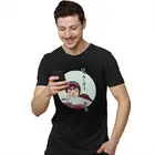 Модные футболки с Аниме Манга, Мужская футболка с коротким рукавом Simwill, летняя футболка, Предварительно сжатая хлопковая Футболка большого размера, товар