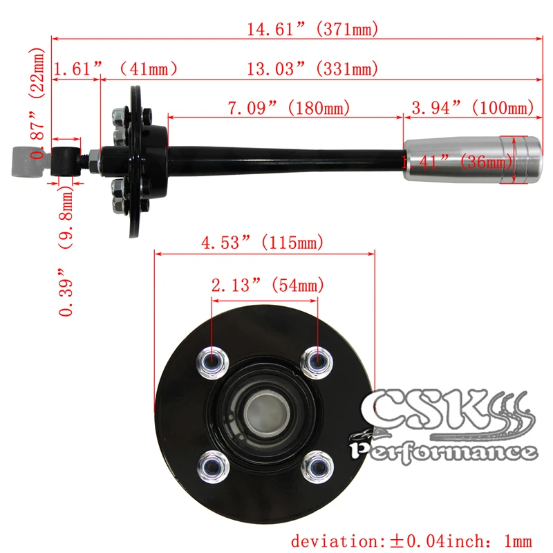 

Fits For BMW E30 E36 E39 Z3 Gear Transmission ZF Adjustable Short Shifter Lever Knob