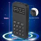 Новый преобразователь голоса, портативный мини-модулятор с 12 голосовыми изменениями, с регулируемыми голосовыми функциями, для телефона, компьютера, звуковая карта, микрофон, инструмент