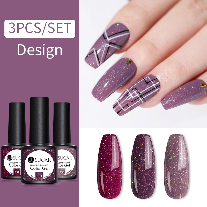 Гель-лак для ногтей 3 шт./компл. | Красота и здоровье