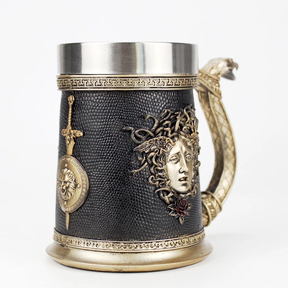Кружка для кофе Medusa's Demise Tankard 304 из нержавеющей стали кружки пива и смолы от