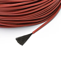 all size 24k fluoroplastic jacket carbon fiber heating cable 17 ohmm warm floor heating wire
