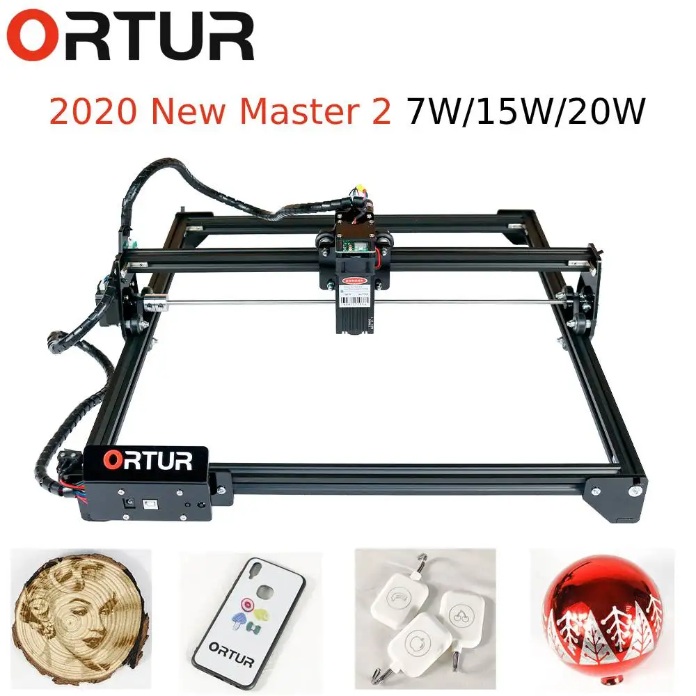 Most Advanced STM32 Motherboard DIY Ortur Laser Master 2 20W Printer Wood Burning Tools with Active Position Protection | Компьютеры и