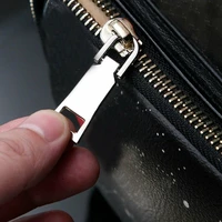 2pcs 5 detachable metal zipper pullers for zipper sliders head zippers repair kits zipper pull tab diy sewing accessories