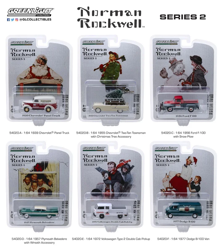 

Модель машины GreenLight из коллекции «Норман Роквелл», 1:64