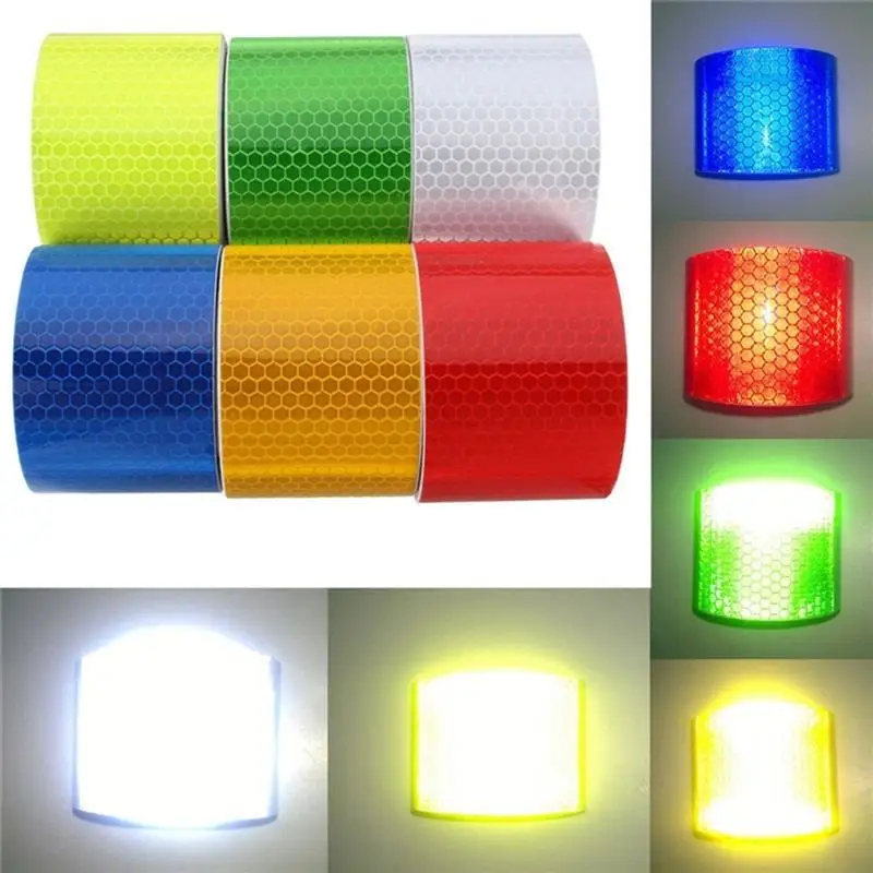 

300x5cm Body Reflective Safety Stickers Reflective Strips Car Stickers Decoration Warning Mark Tapes Automotive Accessories