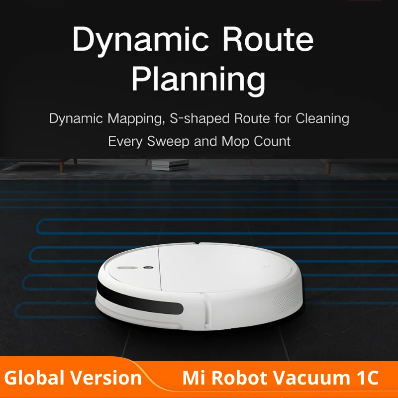 Глобальная версия Xiaomi MI Robot Vacuum Cleaner 1C беспроводной пылесос ЕС развертки и СС