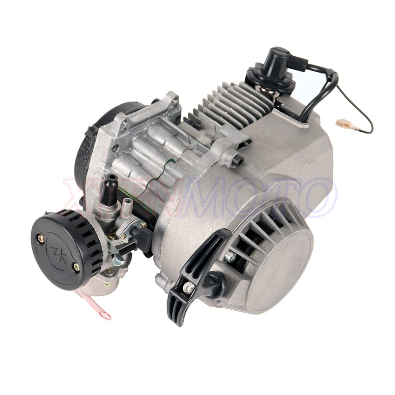 49cc 2 Stroke Motorcycle Pull Start Engine Motor Transmission Air Filter Mini Pocket Dirt Pit Bike ATV Quad 4 Wheel | Автомобили и