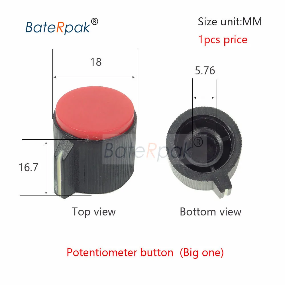 Big Button 1pcs BateRpak красная/желтая/Зеленая кнопка полуавтоматическая обвязочная машина части, Комплектная машина переключатель кнопки части, цена 1 шт - Цвет: Big Button 1pcs