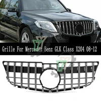 abs plastic x204 gtr grille for mercedes benz x204 glk250 glk350 2008 2012 car front bumper grille racing grille