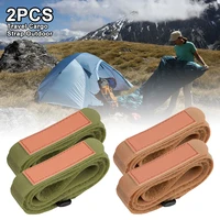 2pcs cargo fixing strap durable nylon outdoor camping luggage securing belt tent tying rope packing tape with fastening buckle