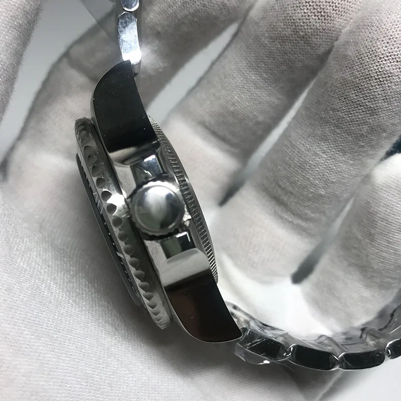 Luxury Brand New Men Stainless Steel Automatic Mechanical Black dial Ceramic Bezel Sapphire Heavy Watch Limited 43mm AAA