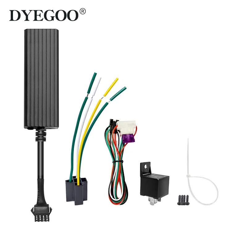 

DYEGOO T3A Vehicle Car Motorcycle E-Bike GPS Tracker 9V-100V Wide Voltage Oil Cut Anti-Theft Alarm Android IOS APP