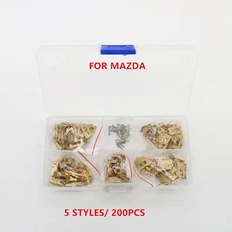 

Пластина с язычком замка для дверей автомобиля MAZDA, 200 шт., 5 моделей по 40 шт.
