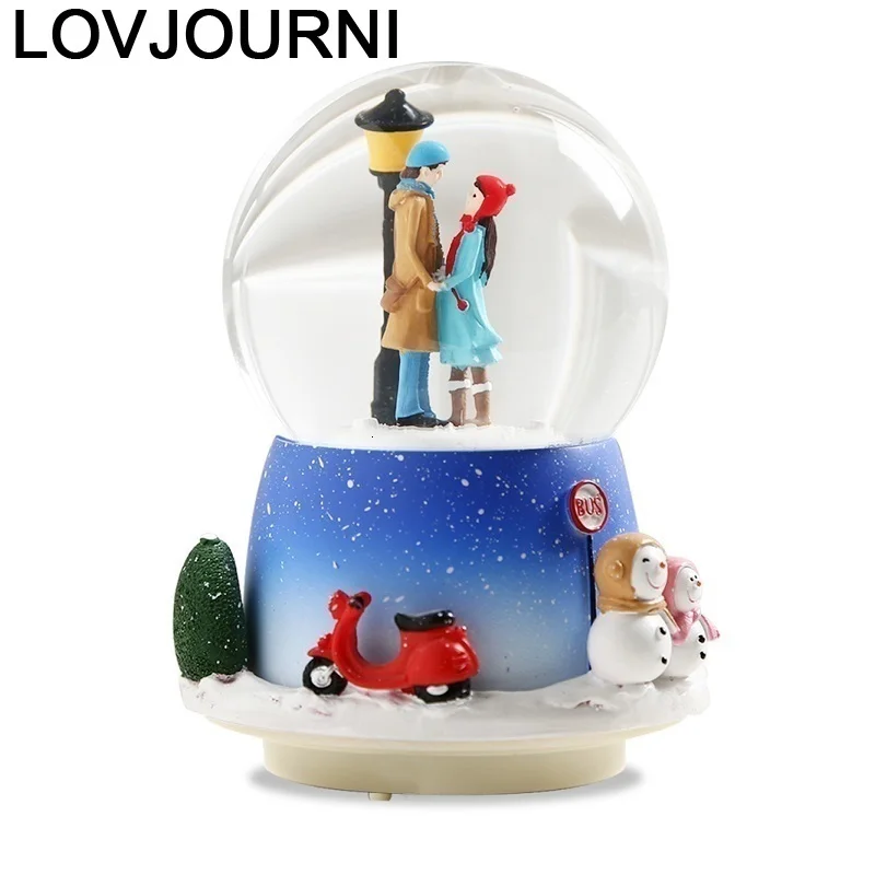 Музыкальная шкатулка с изображением дракона снежного шара музыкальной