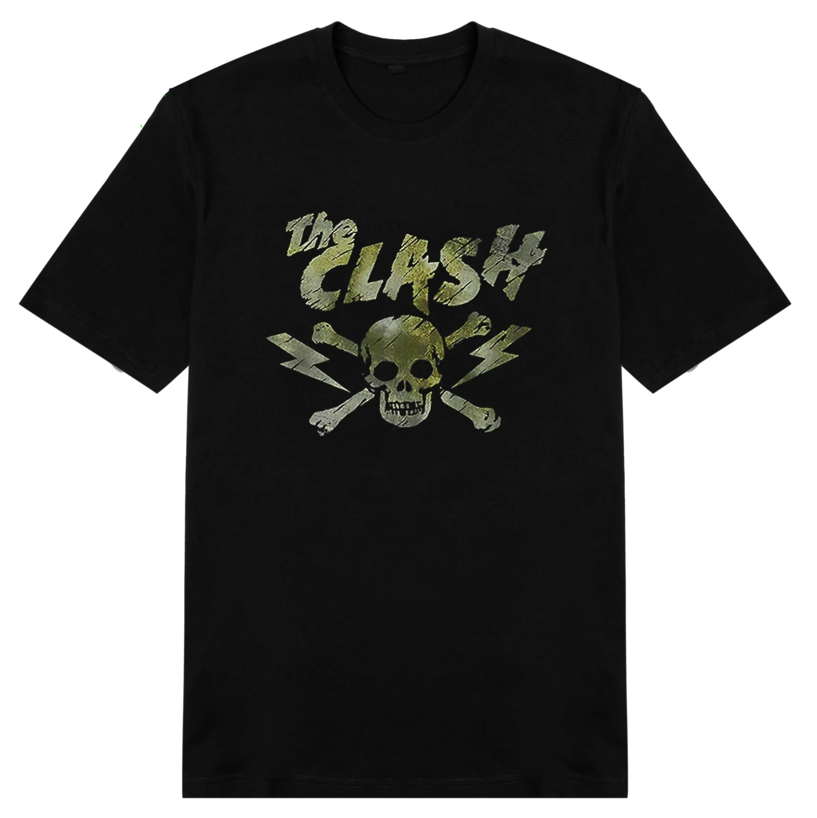 Хлопковая черная футболка унисекс The Clash Guns of Brixton Размеры S 4XL H375 | Мужская одежда