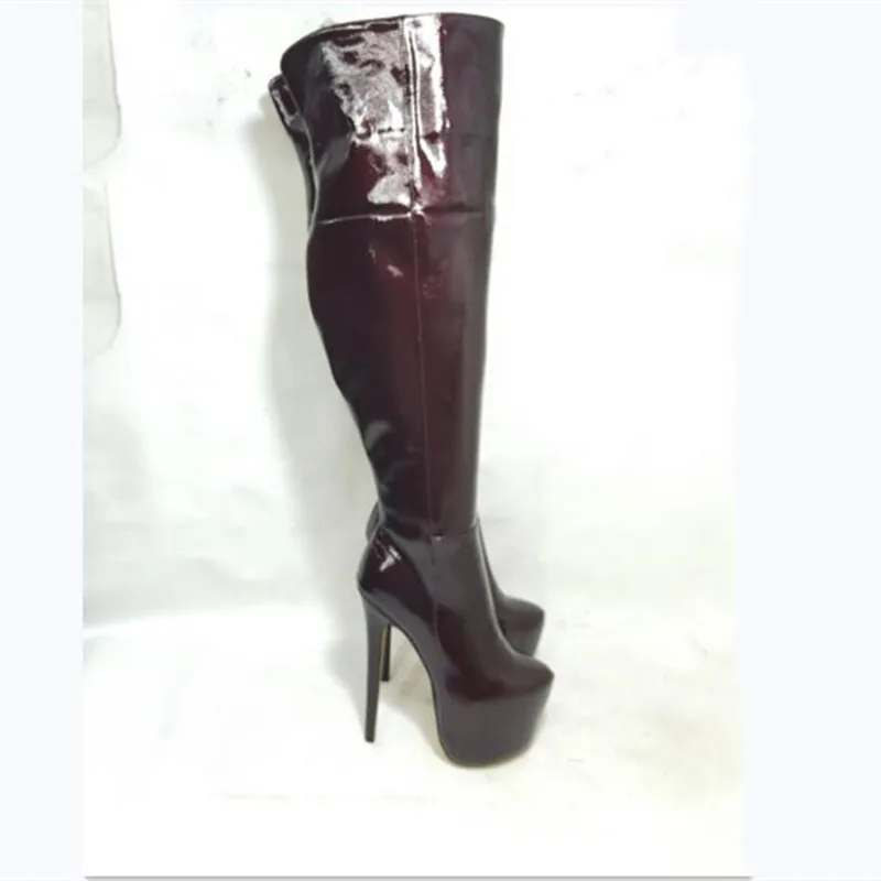 

SHOFOO shoes,Elegant and beautiful women's boots, leather, about 18cm high heel women's boots, over-the-knee boots. SIZE:34-45